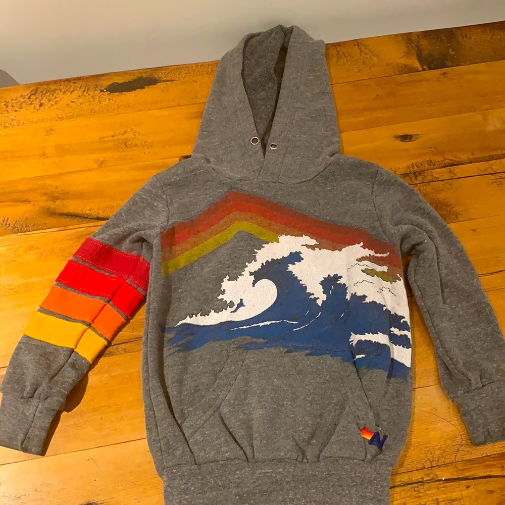Aviator Nation grey hoodie size 2T